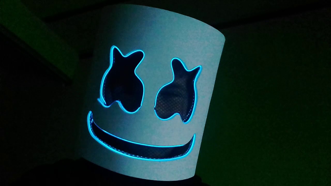 Marshmello helmet led
