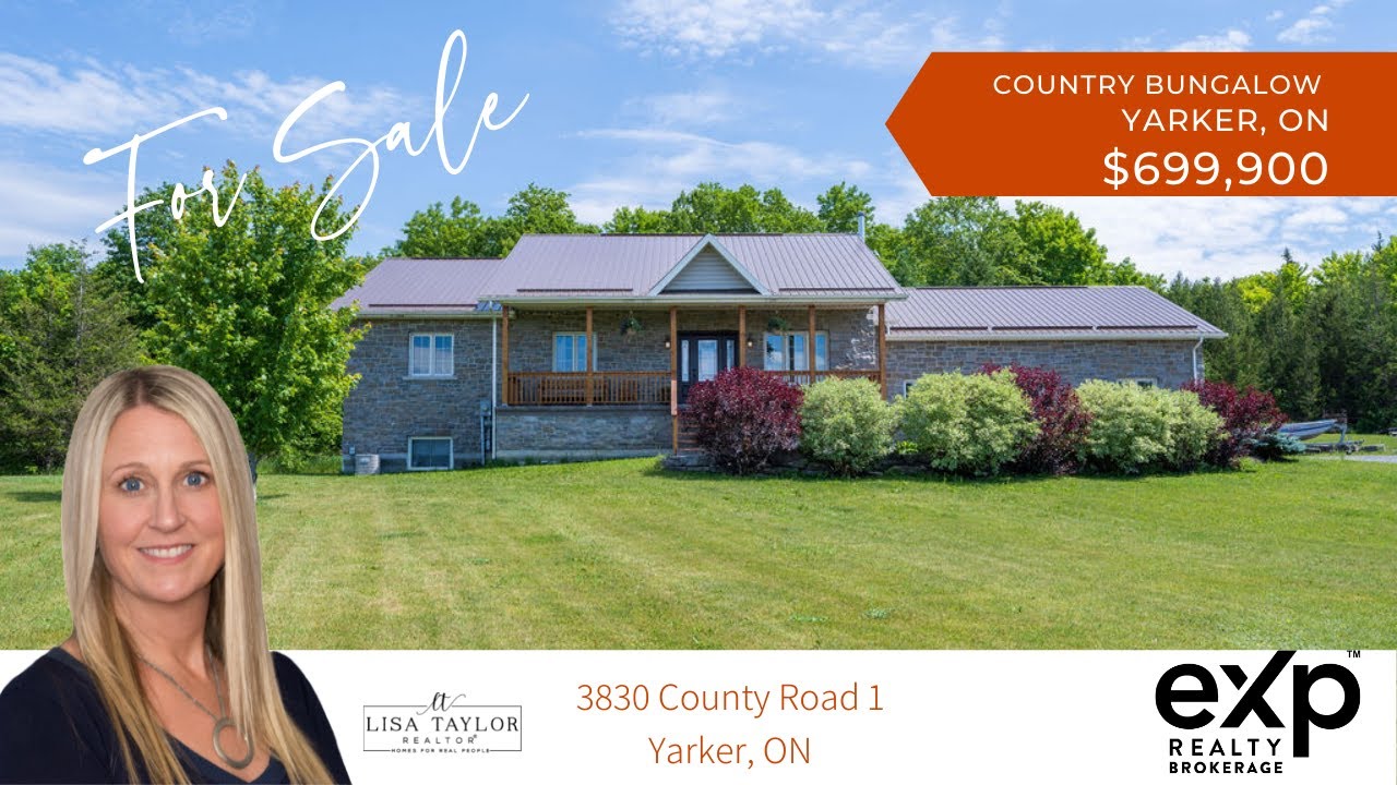 FOR SALE Country Bungalow on 6 acres 3830 County Road 1 YARKER YouTube
