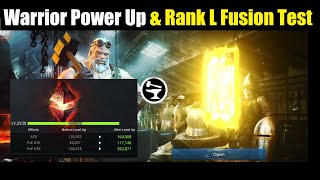 Darkness Rises Testing Rank L Fusions Rates & Warrior Power Up
