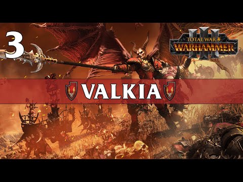 VALKIA THE BLOODY - Total War: Warhammer 3 Champions of Chaos Campaign #3