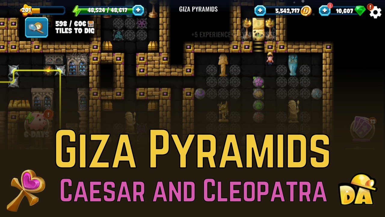 Giza Pyramids - #2 Caesar and Cleopatra - Diggy's Adventure
