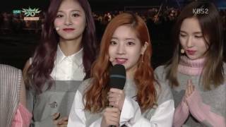 [7TH WIN] 161111 TWICE (트와이스) TT 1위 NO.1 (Seventh Win Speech) + Encore @ Music Bank