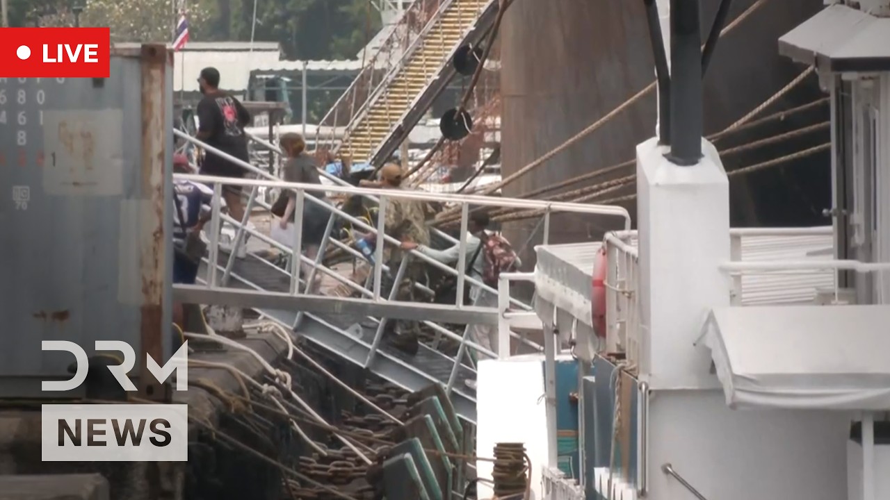 LIVE: US Aircraft Carrier George H.W. Bush Docks In Thailand | AC1F