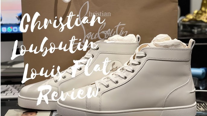 shoes, louis vuitton, white red bottom sneakers with spikes, my new babies,  $$$$, cocaine white, expensive wardrobe, white affair - Wheretoget