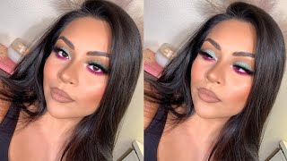 MINT EYESHADOW WITH A POP OF PINK | Sarahy Delarosa