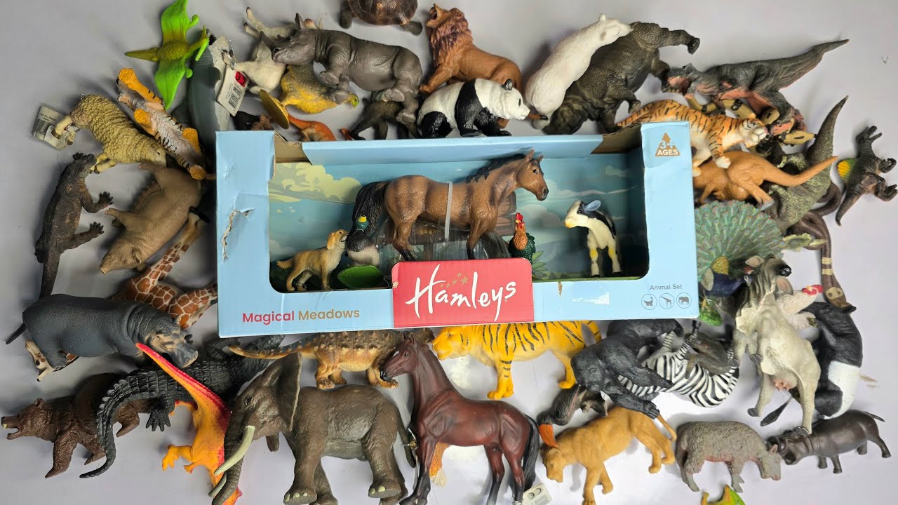 Ферма дикий зоопарк новые животные развлечения 13+ корова динозавры слон тигр лев Животные Демо