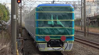 【三田線用新型車両】都営6500形6501編成 甲種輸送