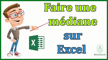Comment faire une médiane sur Excel