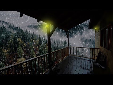 Lluvia Relajante Para Dormir - Sonido de Lluvia y Truenos en el Techo - Rain Sounds For Sleeping 137