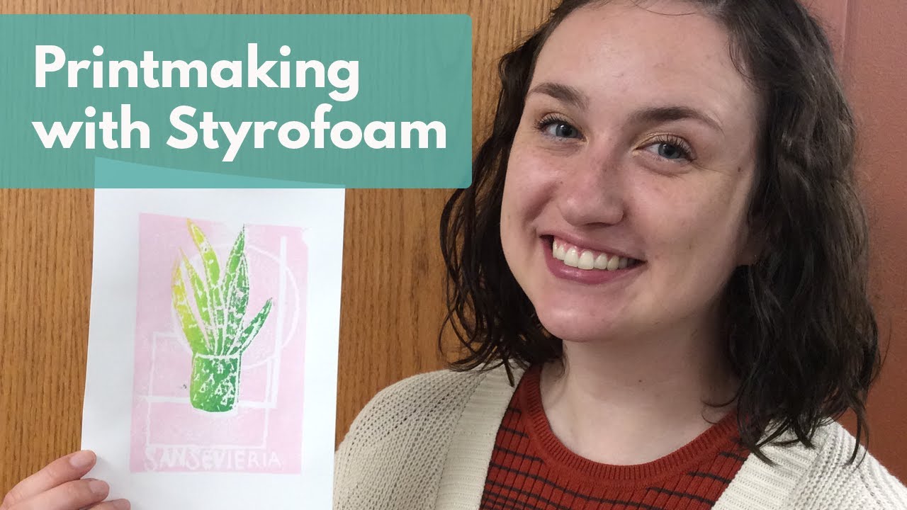 Printmaking with Styrofoam | Arts & Crafts for Teens & Adults