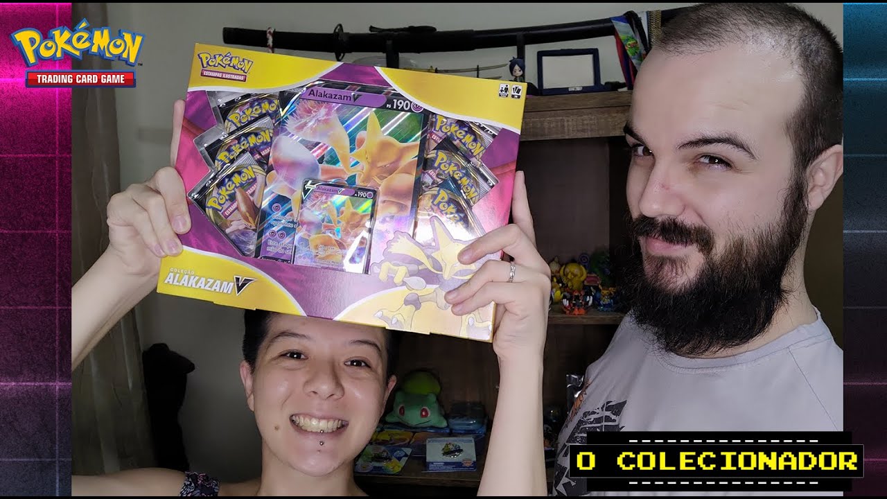 BOX ALAKAZAM V - Antes tarde do que nunca né? Pokemon TCG 