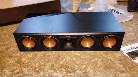 Klipsch rp-504c(unboxing)