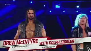 Drew McIntyre Entrance with Dolph Ziggler at Raw screenshot 5