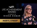 Meryl Streep at the AFI Life Achievement Award Tribute to Nicole Kidman