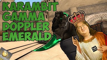 I UNBOXED A KARAMBIT GAMMA DOPPLER EMERALD!!!