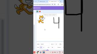 Scratch machine learning maths number detection system #machinelearning #scratch #ai #shorts #tech