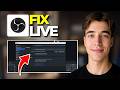 How To Fix YouTube Not Going Live From OBS | Tutorial 2026