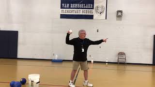 K-2  Lesson #2- Throwing and Catching: Over Hand Throw.