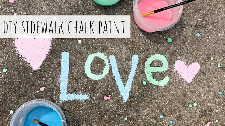 DIY Sidewalk Chalk Paint on Good Day PA