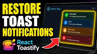 How to restore toast notifications in React with React Toastify - Easy Tutorial