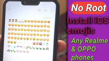 How install iOS emoji in OPPO and Realme Phones | iOS emoji for colorOS |