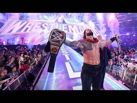 Roman Reigns Vs Brock Lesnar Full Match Wwe Wrestlemania 38 Highlights 3 4 22