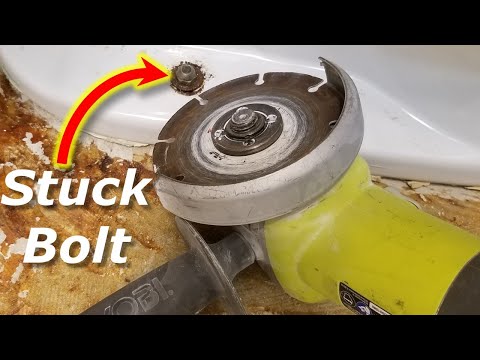 DIY How to Remove a Rusted Toilet Bolt and Nut Stuck Together