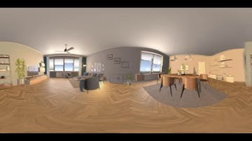 360 Degrees Video in Equirectangular Format (Full and Blended)