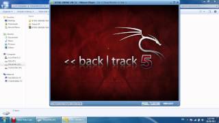 How to install backtrack 5 in vmware player.