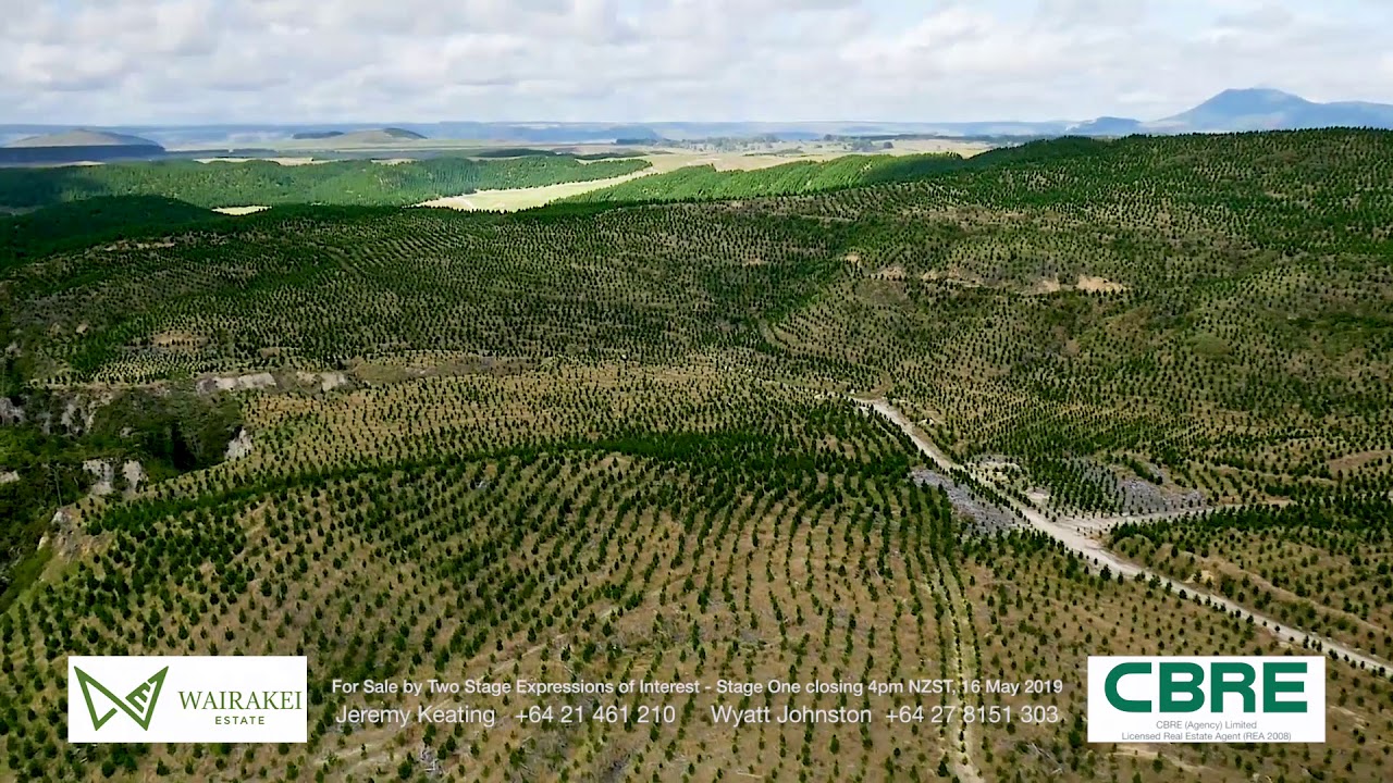 CBRE Agribusiness Wairakei Estate Forestry, Central North Island, New