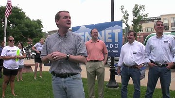 Michael Bennet Stops in Boulder