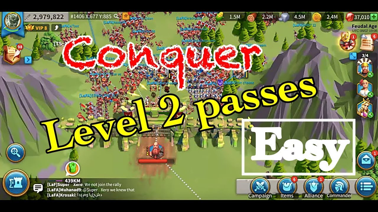 Rise of Kingdoms Take Lvl.2 Pass like a pro Ep 24 YouTube
