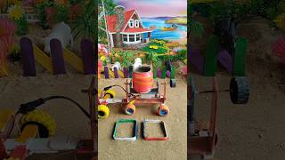 Amazing Mini Tractor Construction Work 🏠🚜 | Creative DIY Village Tractor 🌈✨#shorts
