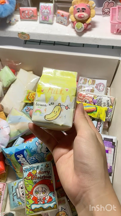 My paper squishies❤️🌷😍 #sanrio #cute #sticker #aesthetic#papersquishy #squishy #diy#handmade