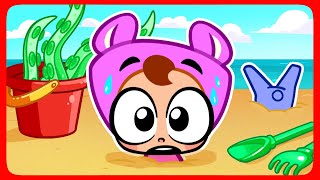 🏖️Safety Rules for Kids At The Beach 💦 Safety Cartoons