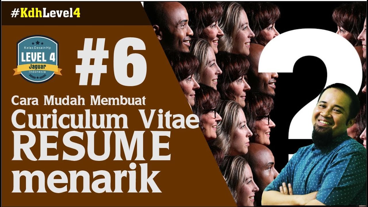 Cara membuat Curiculum Vitae di canva | tutorial canva 2021
