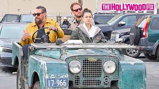 Famous Jason Momoa & His Daughter Luna Take Off In A Rare Vintage Land Rover At Jimmy Kimmel Live! Studios Net Worth