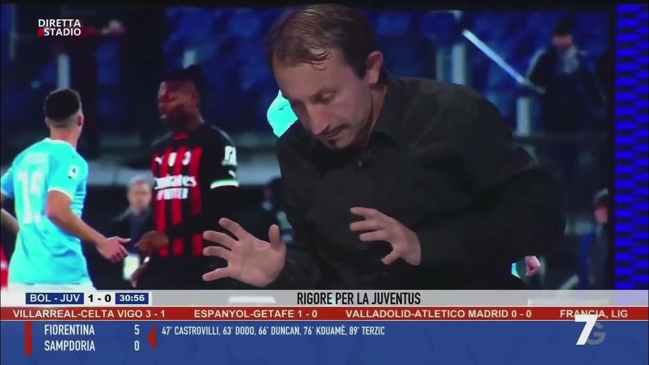 BOLOGNA JUVE RIGORE MILIK PARATO LA REAZIONE DI FRANCESCO OPPINI YouTube