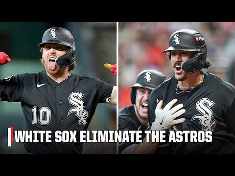 WHITE SOX ADVANCE 😤 Chicago scores 7 runs to SWEEP the Astros and move onto the ALDS | ESPN MLB