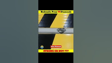 Hydraulic Press vs Diamonds⁉️💥 || Glass vs Original Diamond💎 || #shortsfeed #trending #tamil #facts