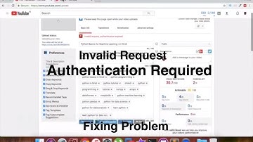 Invalid Request, Authentication Expired - Problem Fix