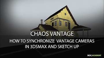 Chaos Vantage | Tutorial - How to synchronize Vantage Cameras between 3dsmax and Sketch Up