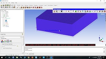 ANSYS ~ ICEN CFD ~ Creat Part ~  CPU casing ~ Heat Sink ~ Part 1