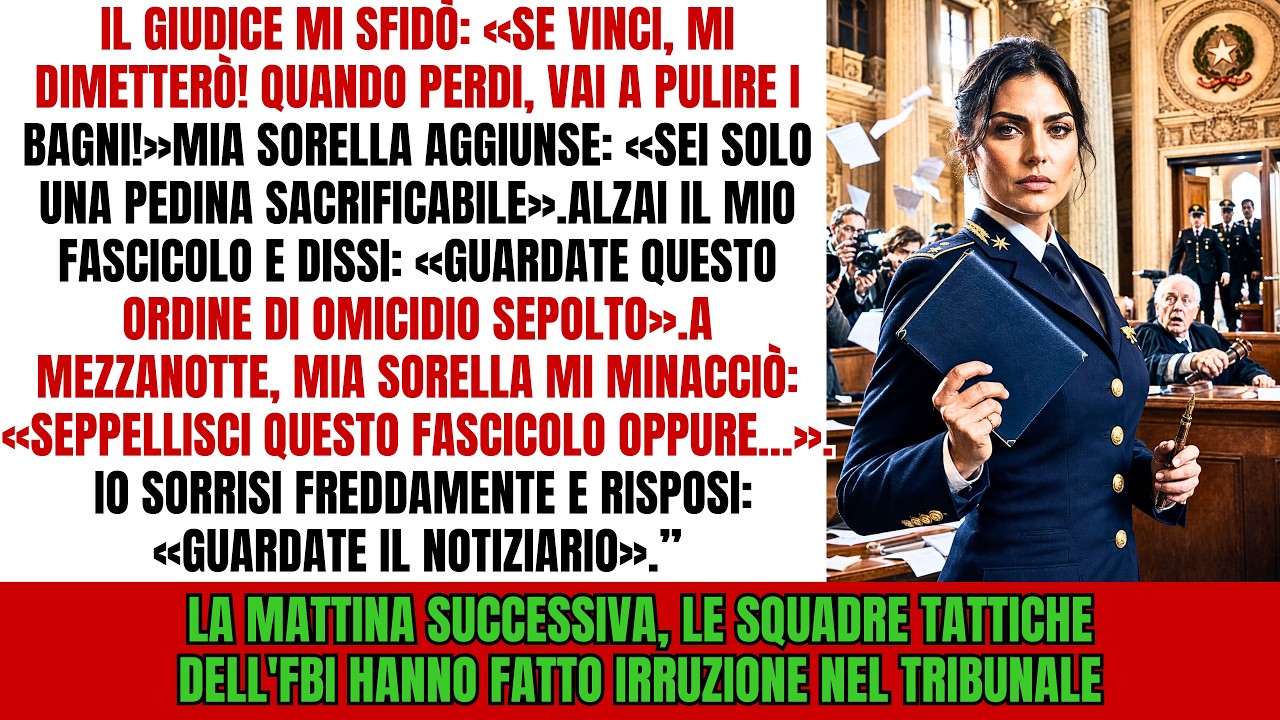 Nell'aula 7B del Tribunale di Milano, davanti a 300 persone, il giudice Rinaldi mi guardò con disprezzo e sibilò: "Quando perderai questa causa, torna a pulire i bagni nei quartieri più...