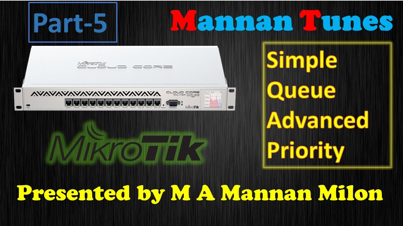 MikroTik Router Configuration || Simple Queue Advanced Priority ...