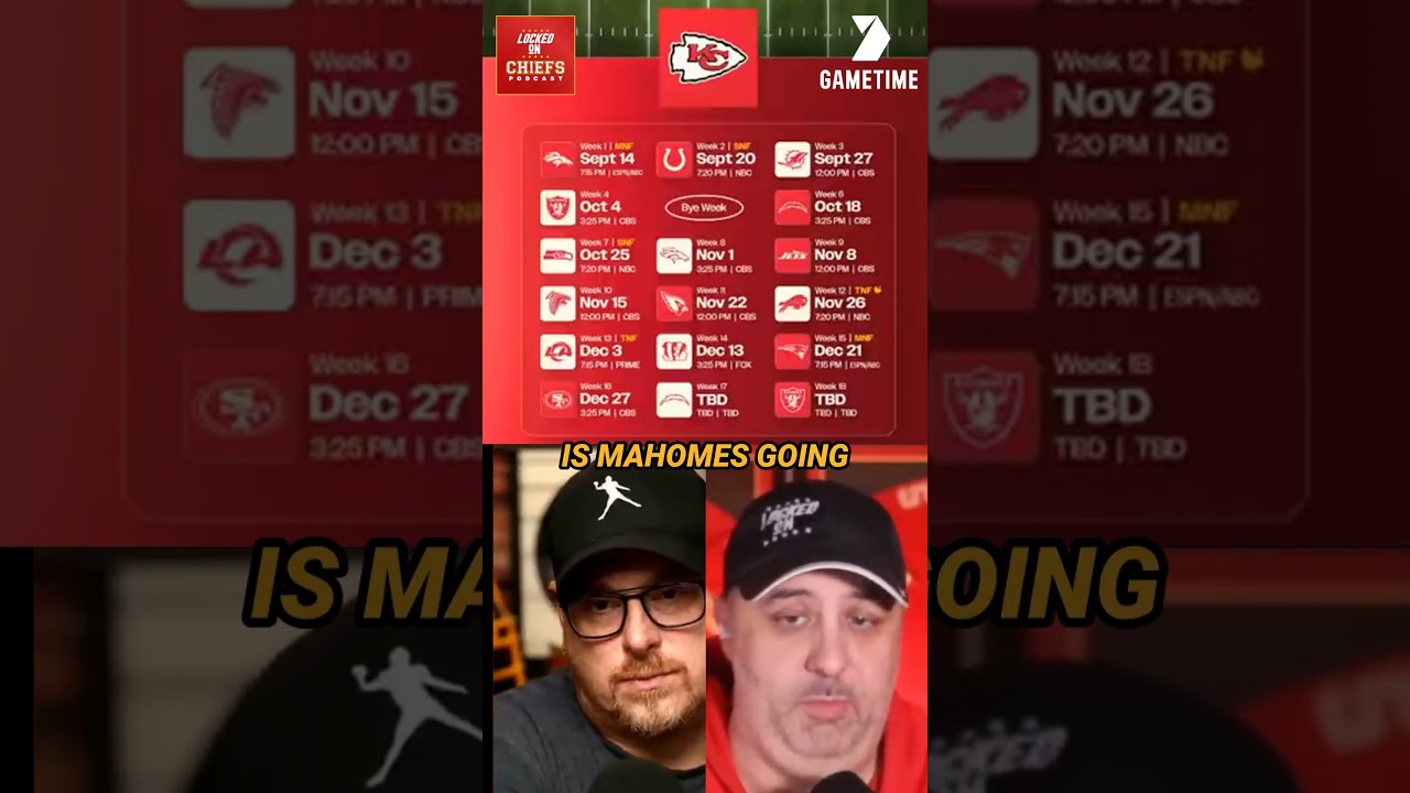 Mahomes’ Status Changes Everything About KC’s Schedule ⚠️ #kansascitychiefs #nfl