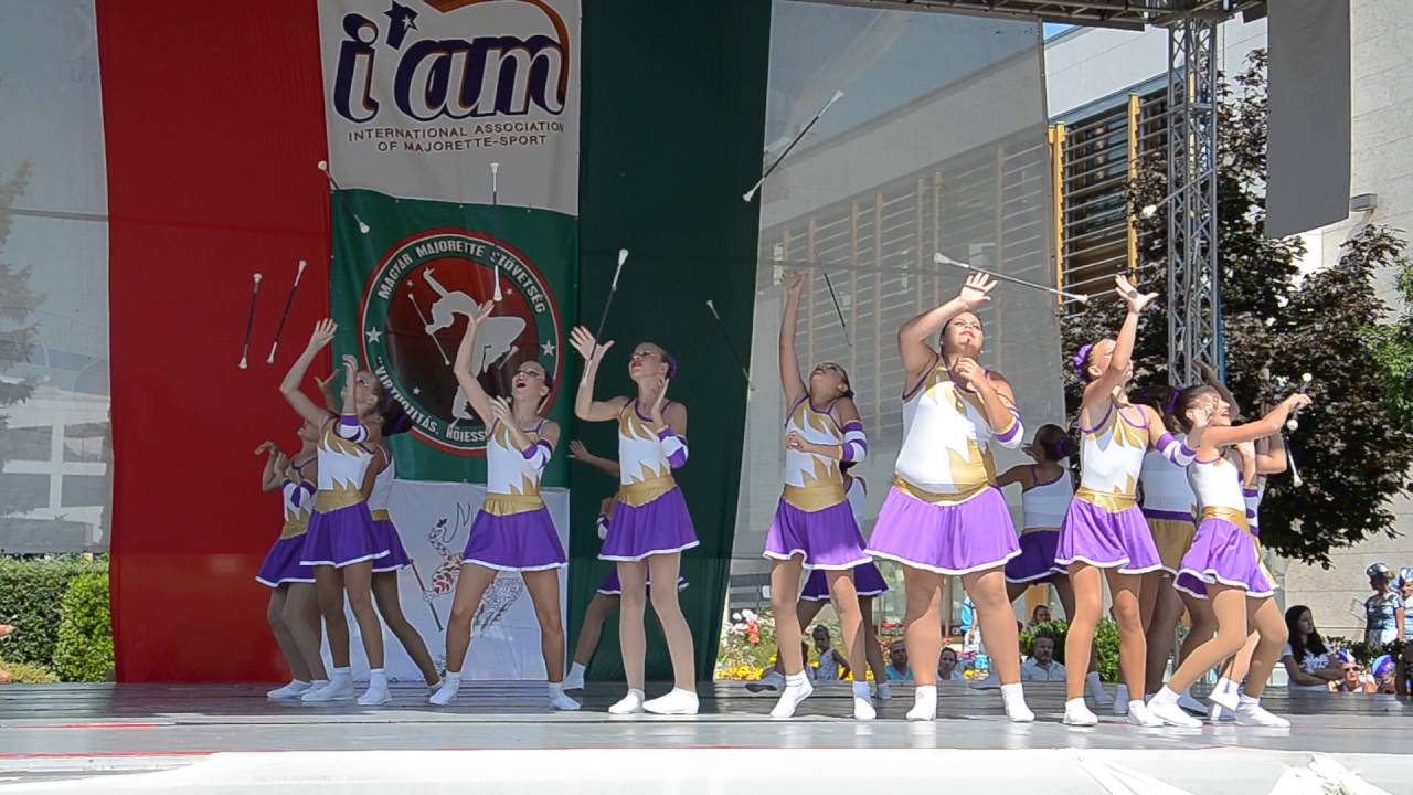 Mazsorett (Majorette) összetett 2 -13. IAM Mazsorettsport Európa Bajnokság 2016 Siófok
