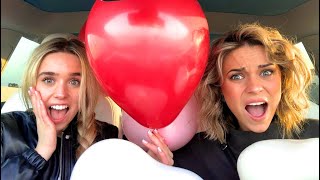 I FILLED MY SISTER'S CAR WITH BALLOONS!! **Funny Prank**