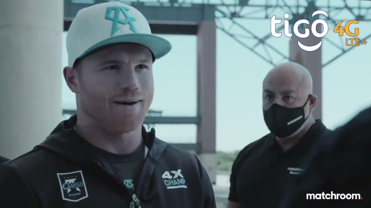 Primer cara a cara de Canelo y Saunders en Dallas, Texas