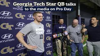 Georgia Tech Haynes King Talks Blazing 40 Yard Dash, Pro Day Performance & Teams He Hearing From